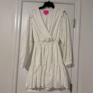Lilly Pulitzer Size 6 White Lace Dress